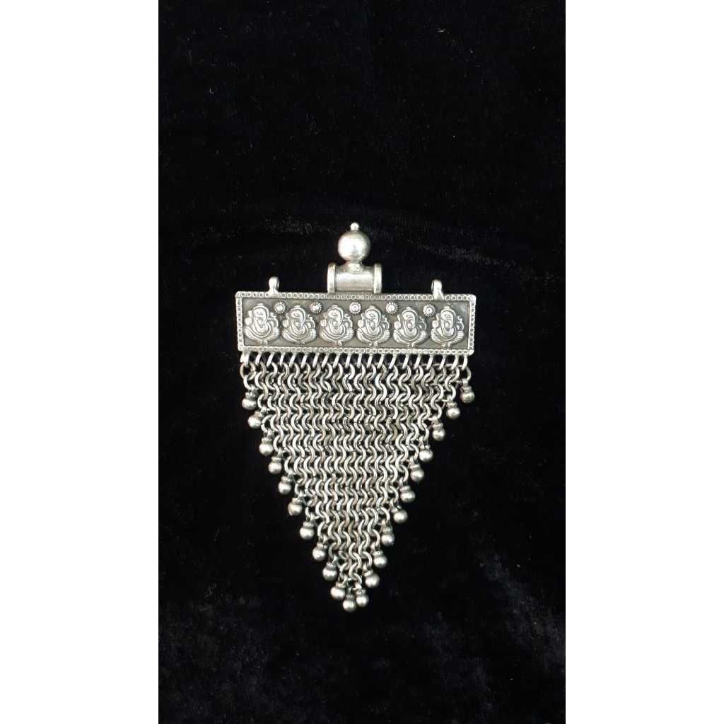 Silve Modern Ganpati Designer Pendant