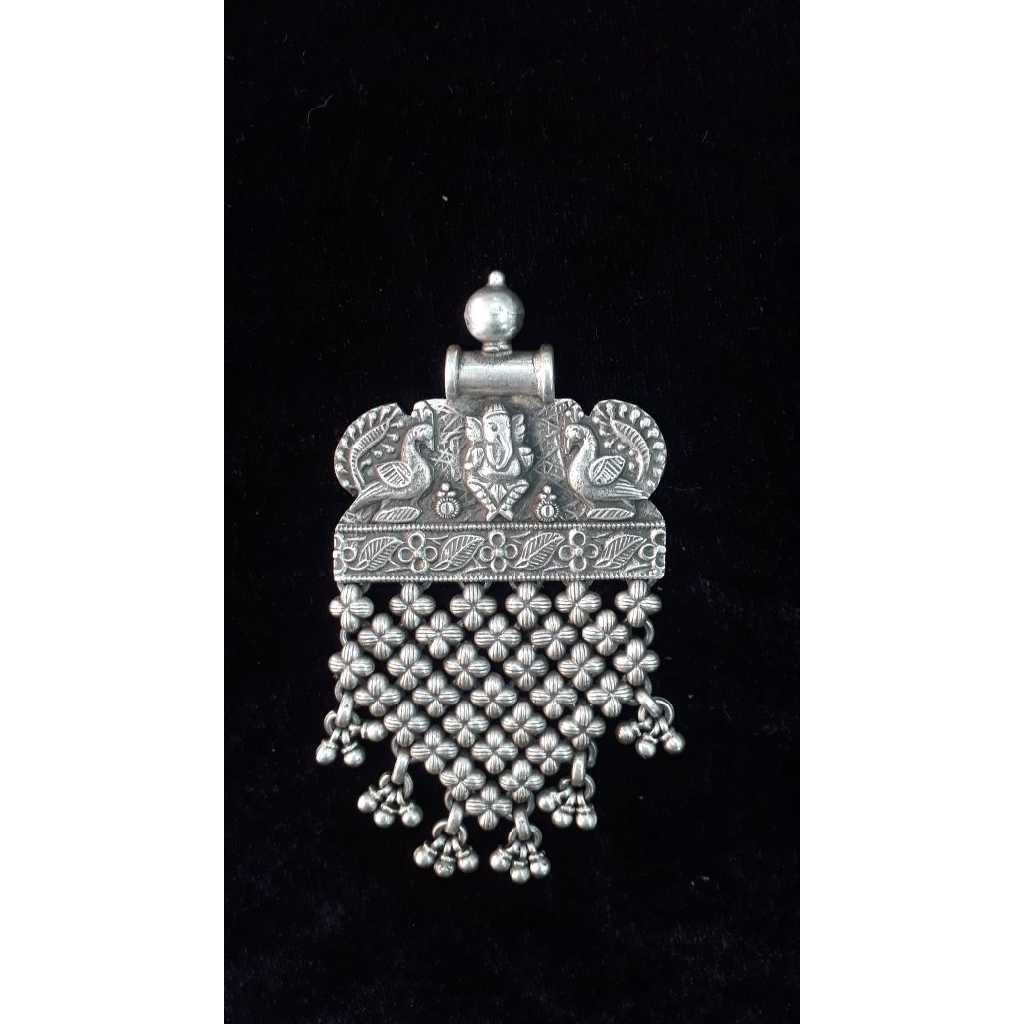 Ganesha Silver Designer Pendant