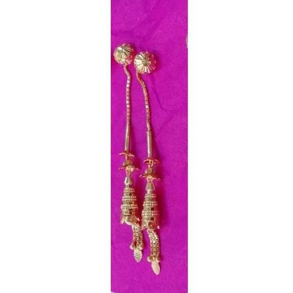22KT Gold Natural Designer Earrings