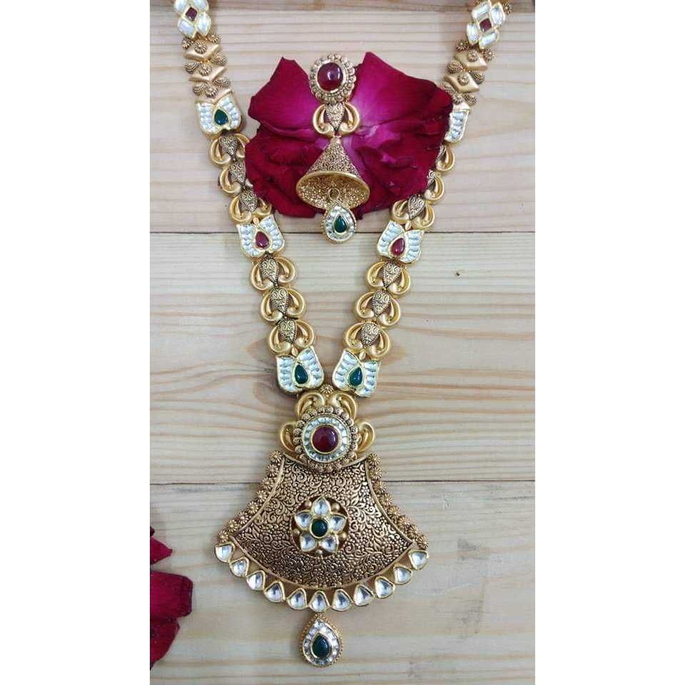 916 Exclusive Fancy Long Necklace Set