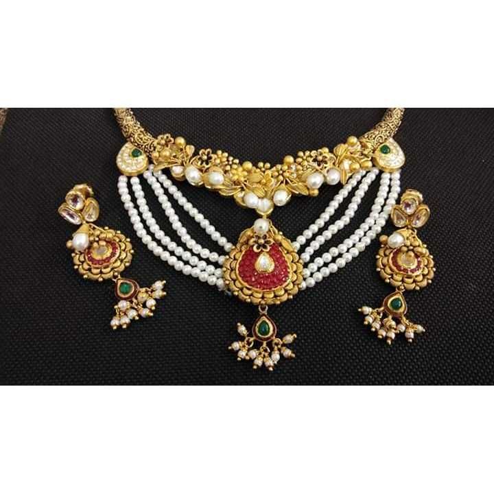 916 Antique Bridal Necklace Set