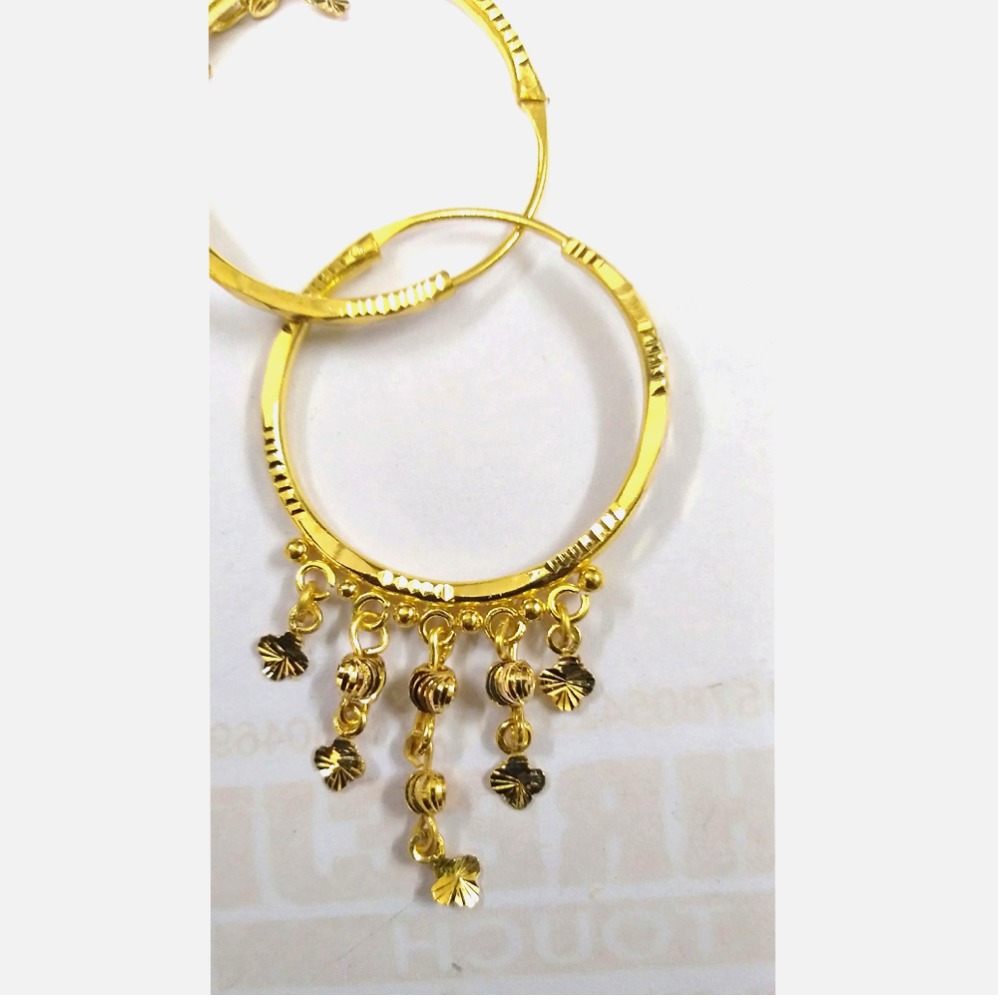 22kt Gold Designer Latkan Bali For Ladies