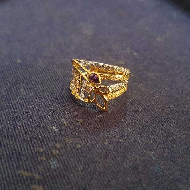 22k Gold Indian Ladies Ring
