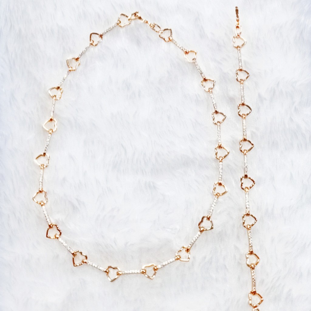 rose gold plating chain bracelet