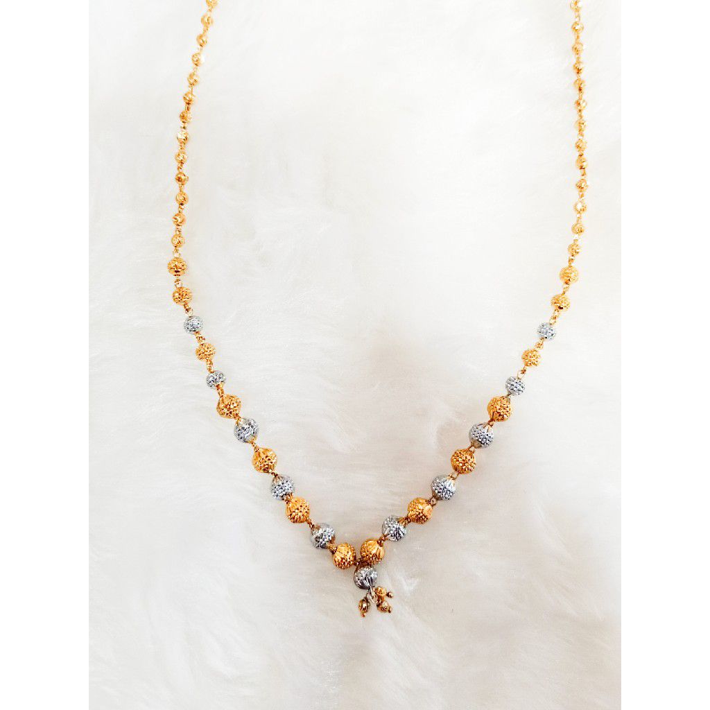 Two tone guaranteed neckless