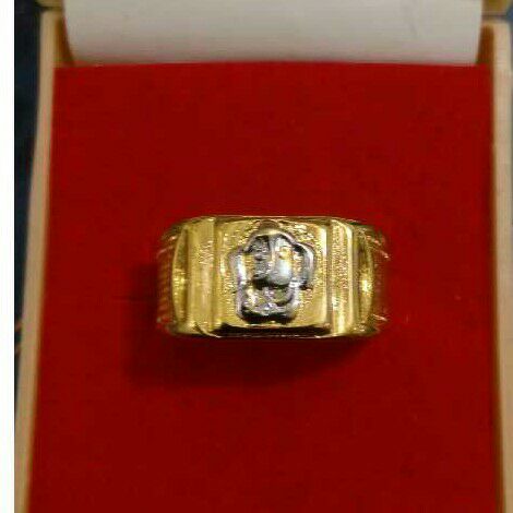 Designer Fancy Gents Yellow Ring