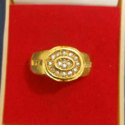 Designer Fancy Gents Yellow Ring