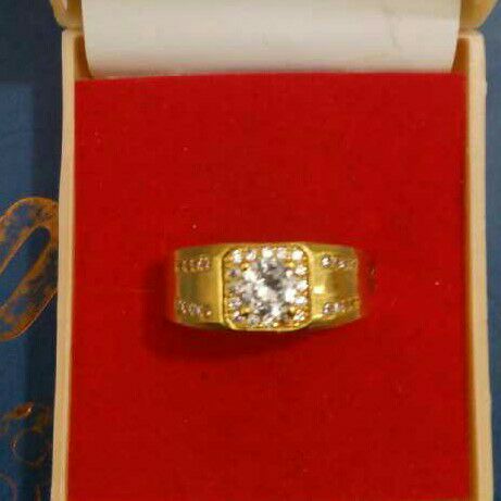 Designer Fancy Gents Yellow Ring