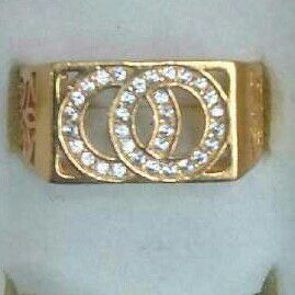 Attractive Diamond AD Ring