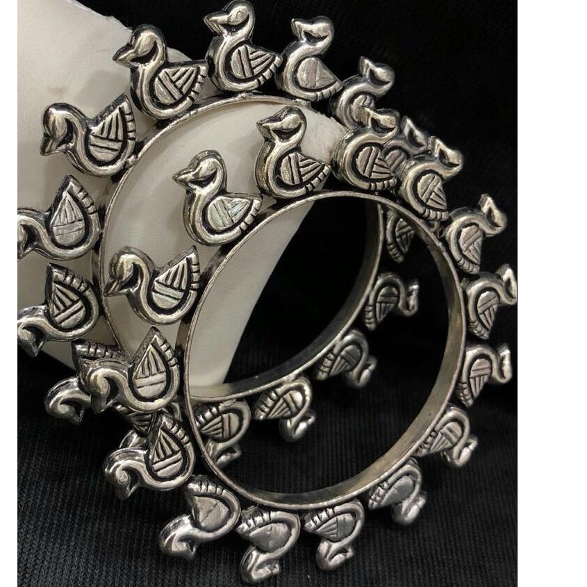 German Silver Heart Casting Bangles