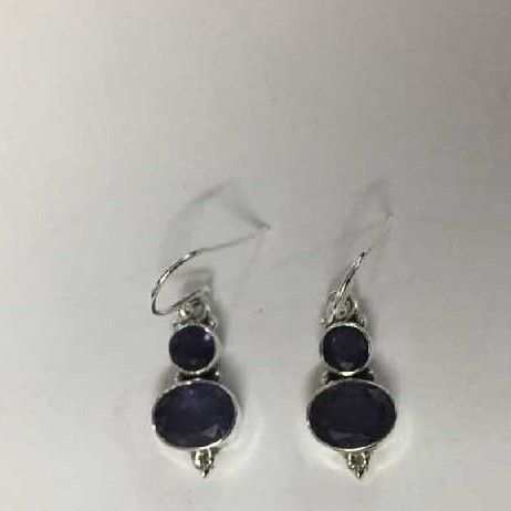 925 Fancy Silver Earring With Diamond