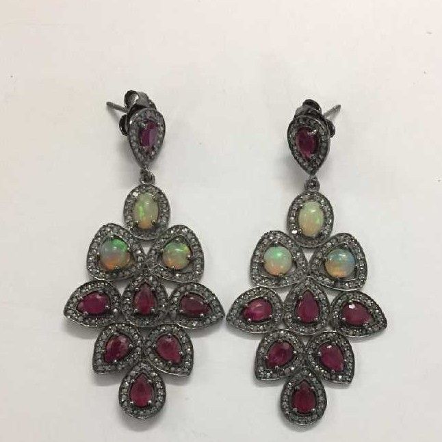 Oxidise  Diamond Earrings