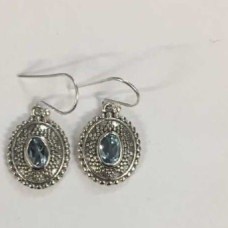 925 Silver Diamond Earrings