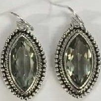 925/ Silver Natural Diamond Earrings