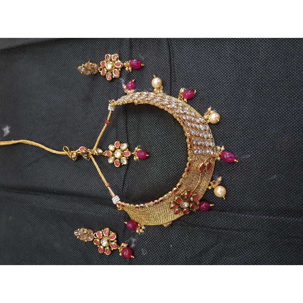Gold Ladies Indian Special Necklace Set