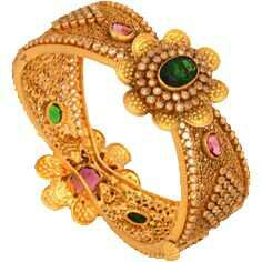 Gold Designer Kada