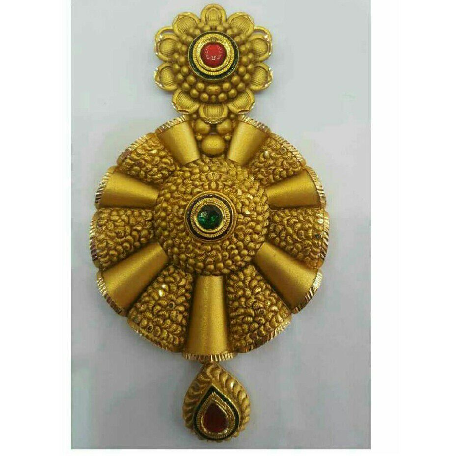 22K / 916 Gold Ladies Flower Antique Pendant
