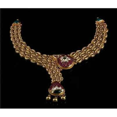 916 Gold Antique Designer Necklace