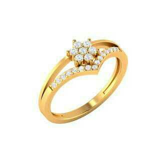 Artificial Gold flower Rings
