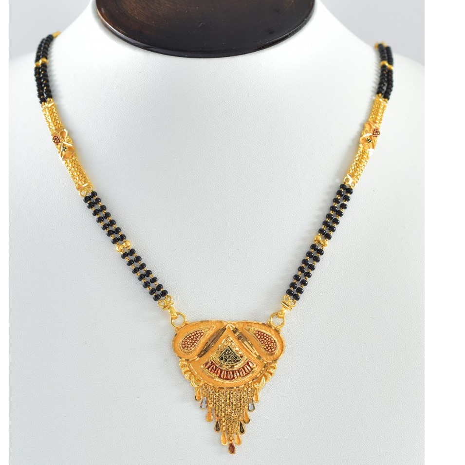22KT Gold Hallmark Simple Design Mangalsutra