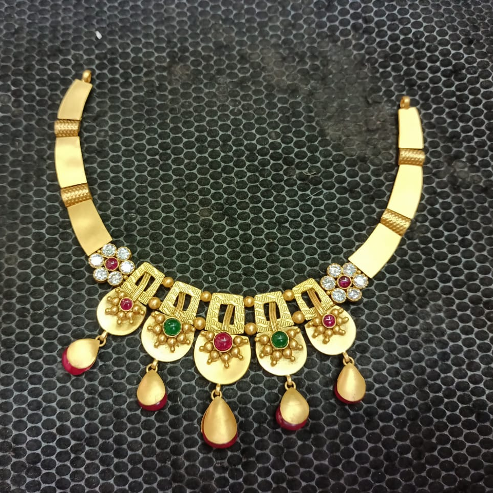 22K antique classic necklace set
