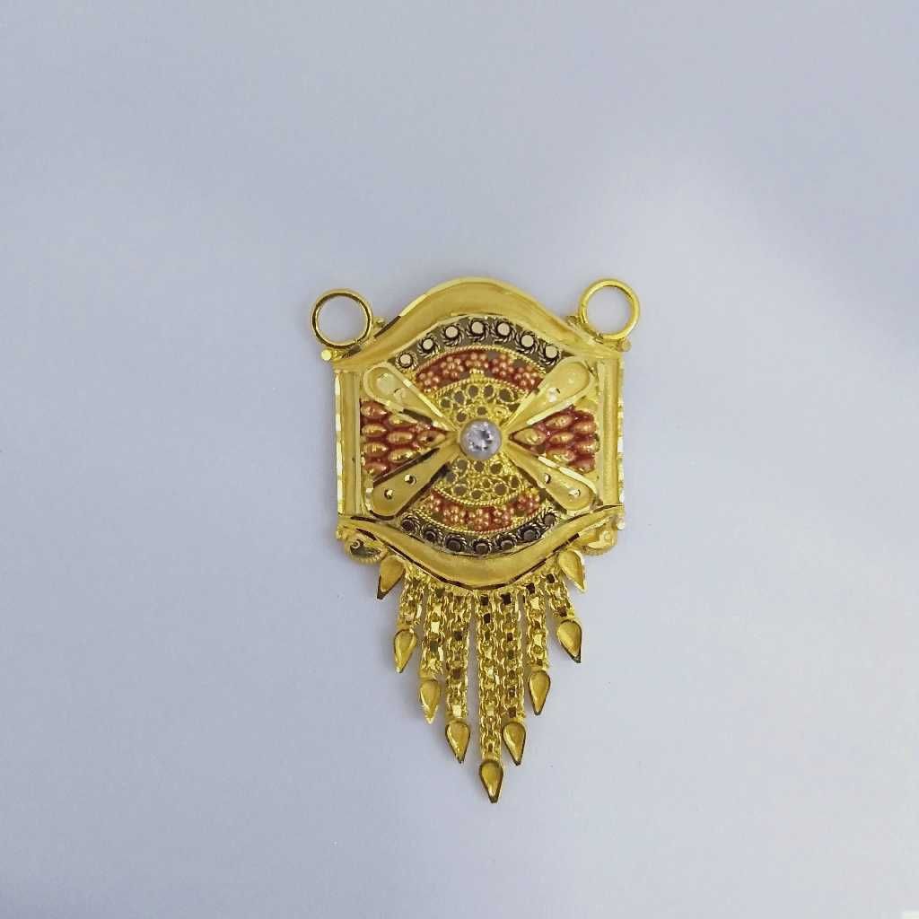 916 Gold Fancy Mangalsutra Pendants RJ-MP028