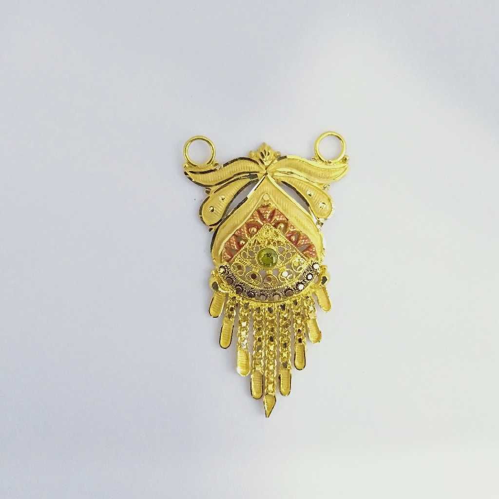 916 Gold Fancy Mangalsutra Pendants RJ-MP005
