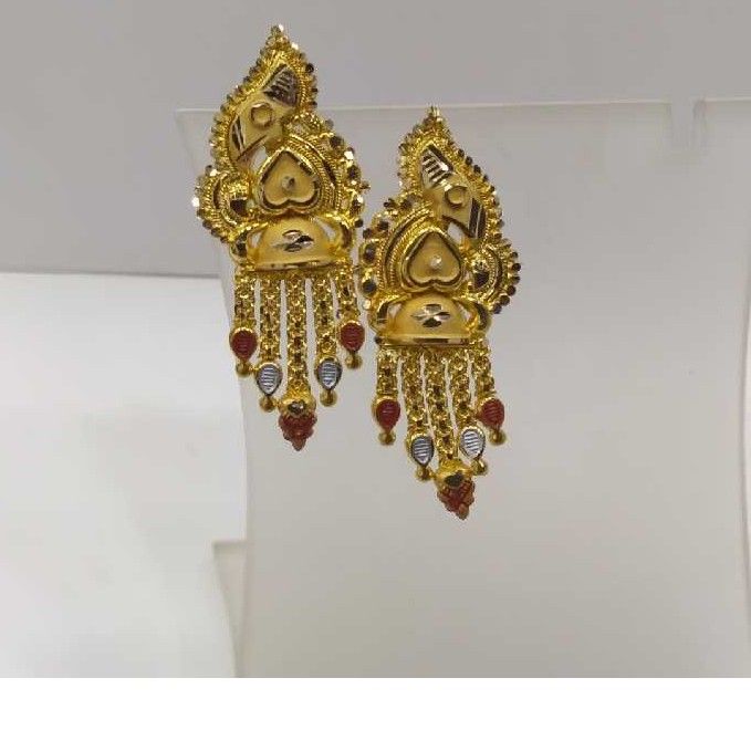 840 Gold Earrings RJ-rj21