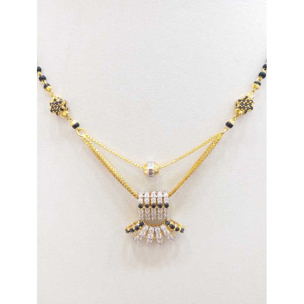 916 gold chain mangalsutra RJ-M031
