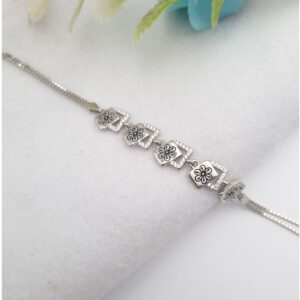 Whispering Breeze: 925 Sterling Silver Lakki Bracelet