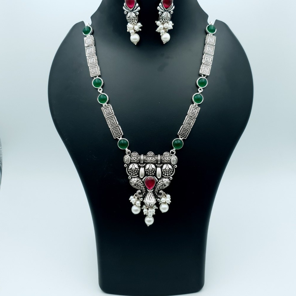 925 sterling silver fancy mala set