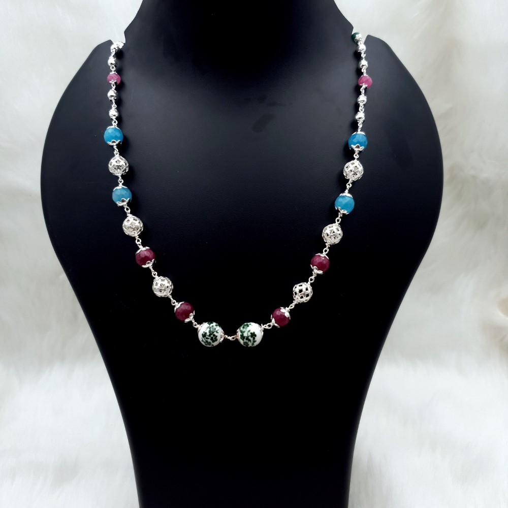 925 Sterling Silver Unique Mala Set