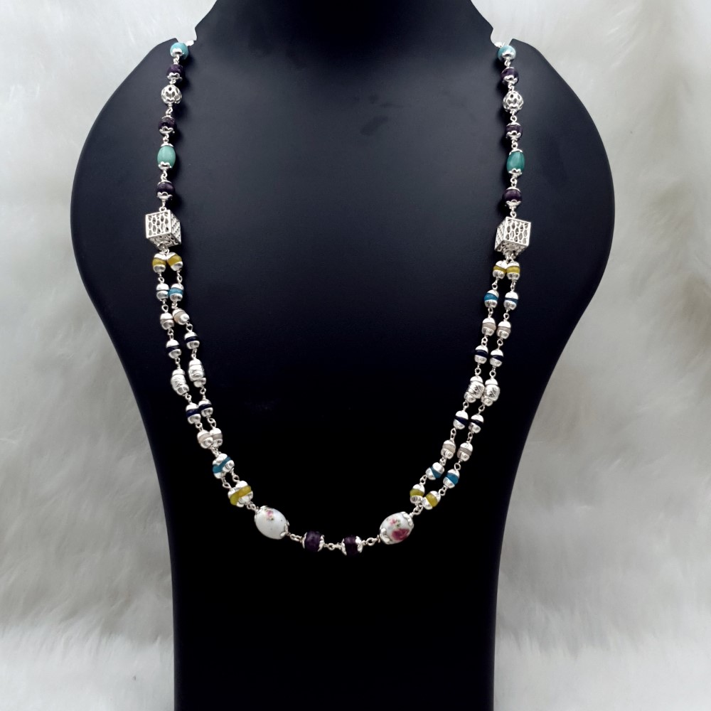 925 Sterling Silver Daily Wear Mala Set