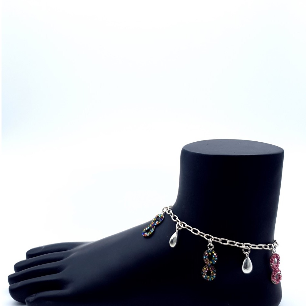 925 sterling silver grand anklets