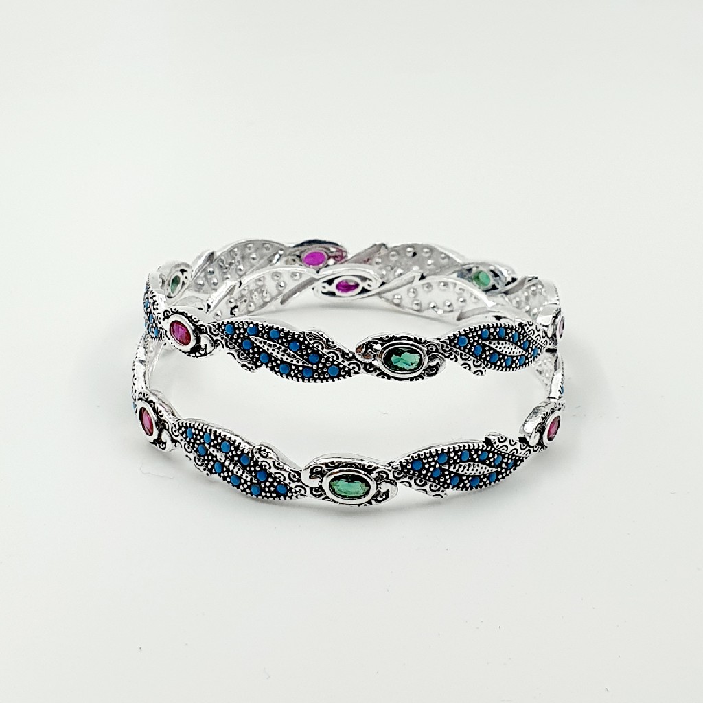 92.5 ANTIQUE SILVER BANGLE SL B027