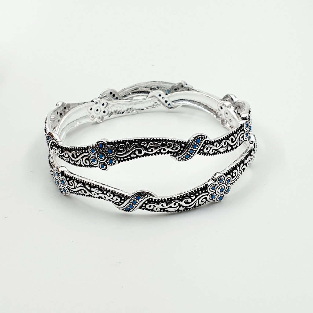 92.5 SILVER BANGLE SL B026