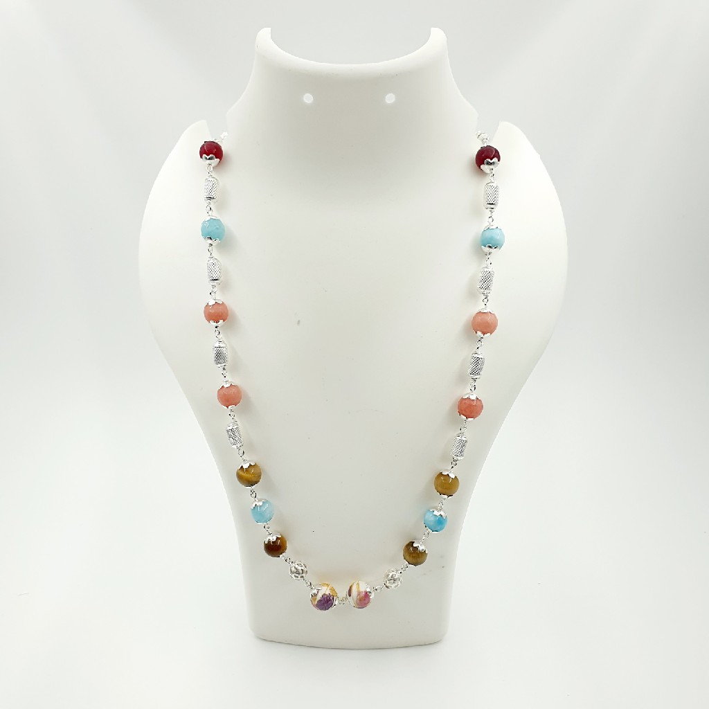92.5 colourful stone mala sl m008
