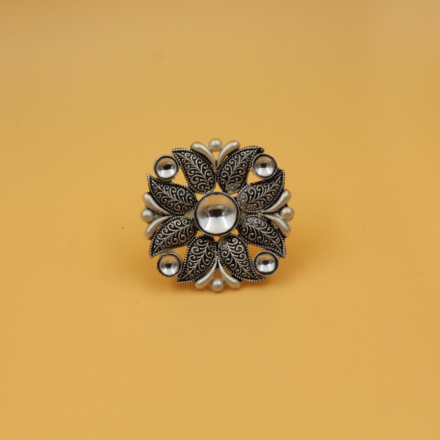 92.5 ANTIQUE SILVER RING SL R047
