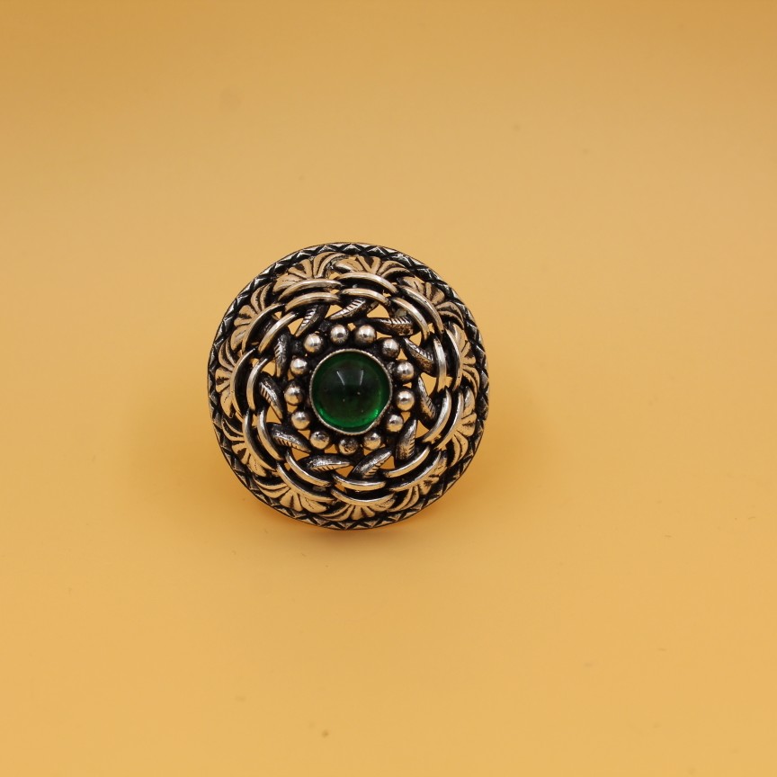 92.5 ANTIQUE SILVER RING SL R037