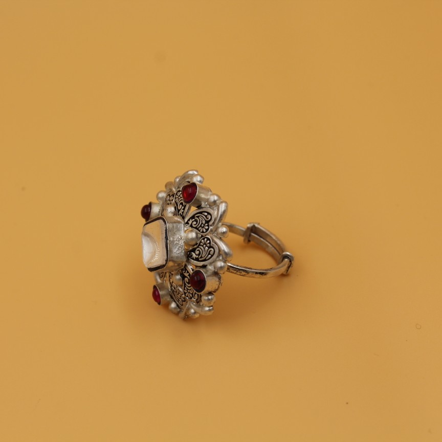 92.5 ANTIQUE SILVER RING SL R032 - Image 2