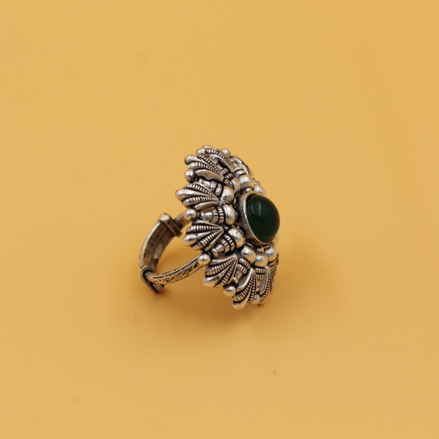 92.5 ANTIQUE SILVER RING SL R025 - Image 2