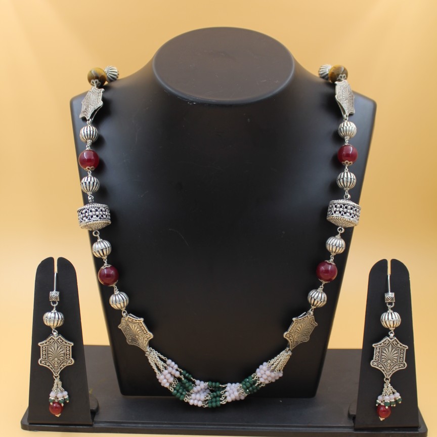 92.5 SILVER NECKLACE SET SL N007