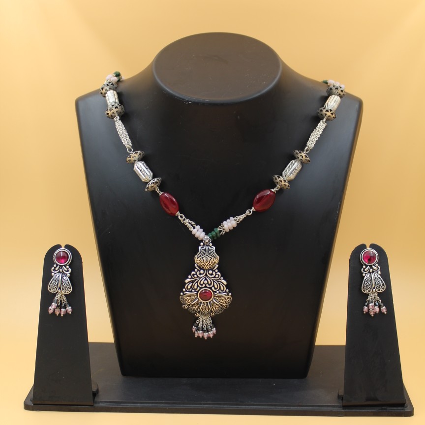 92.5 Silver necklace set SL N004
