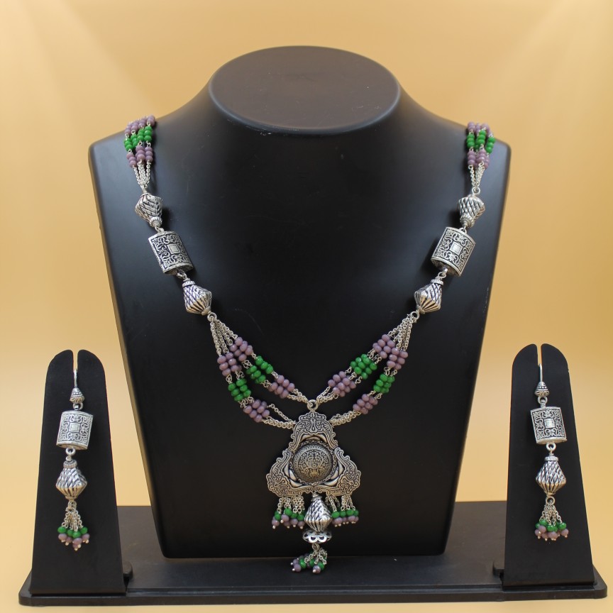 92.5 SILVER NECKLACE SET SL N002