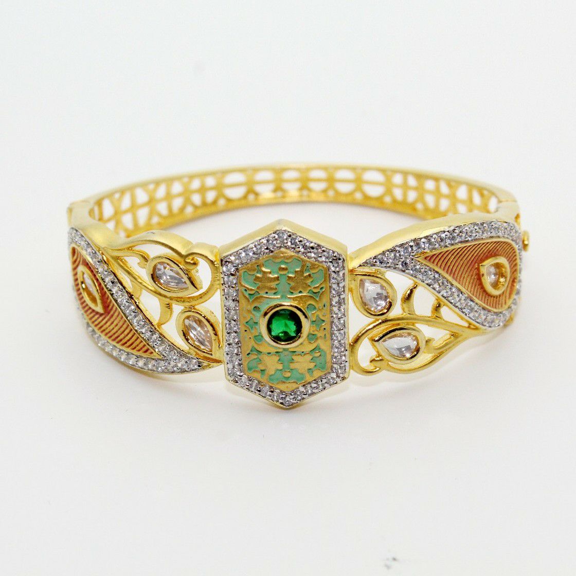 92.5 Silver Kundan Kada SL B017
