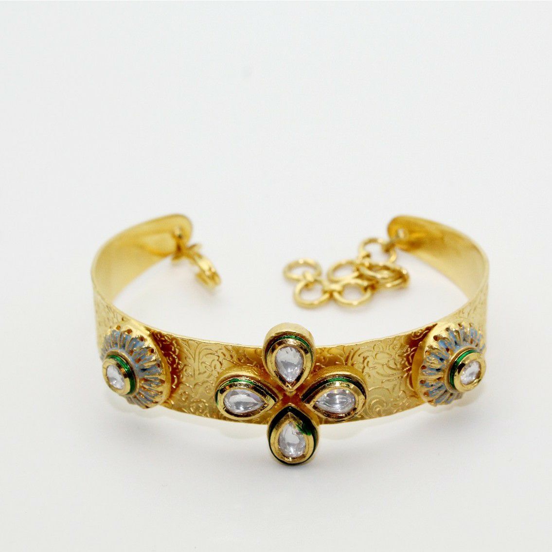 92.5 silver kundan kada sl b014