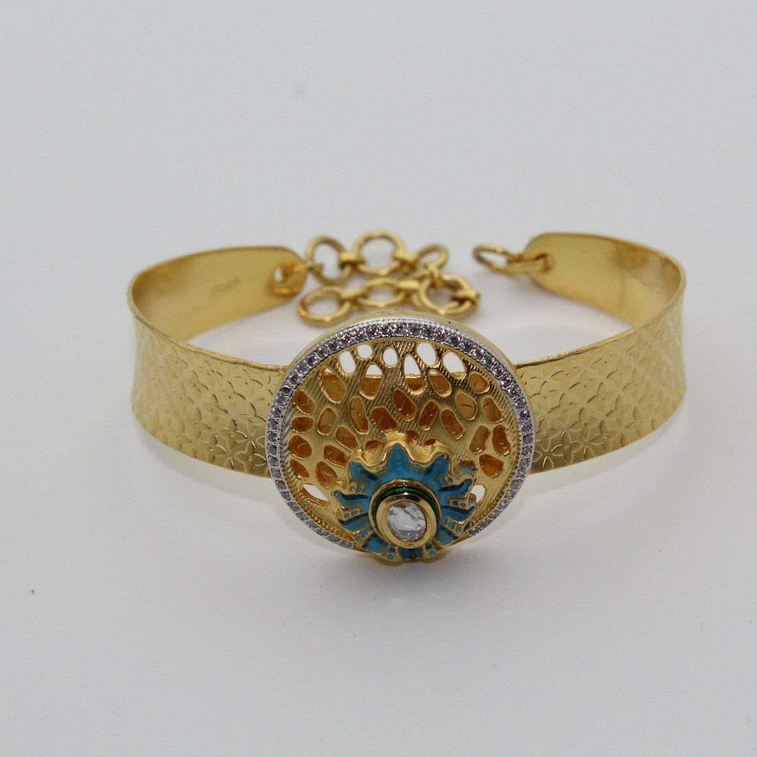 92.5 Silver Kundan Kada SL B004