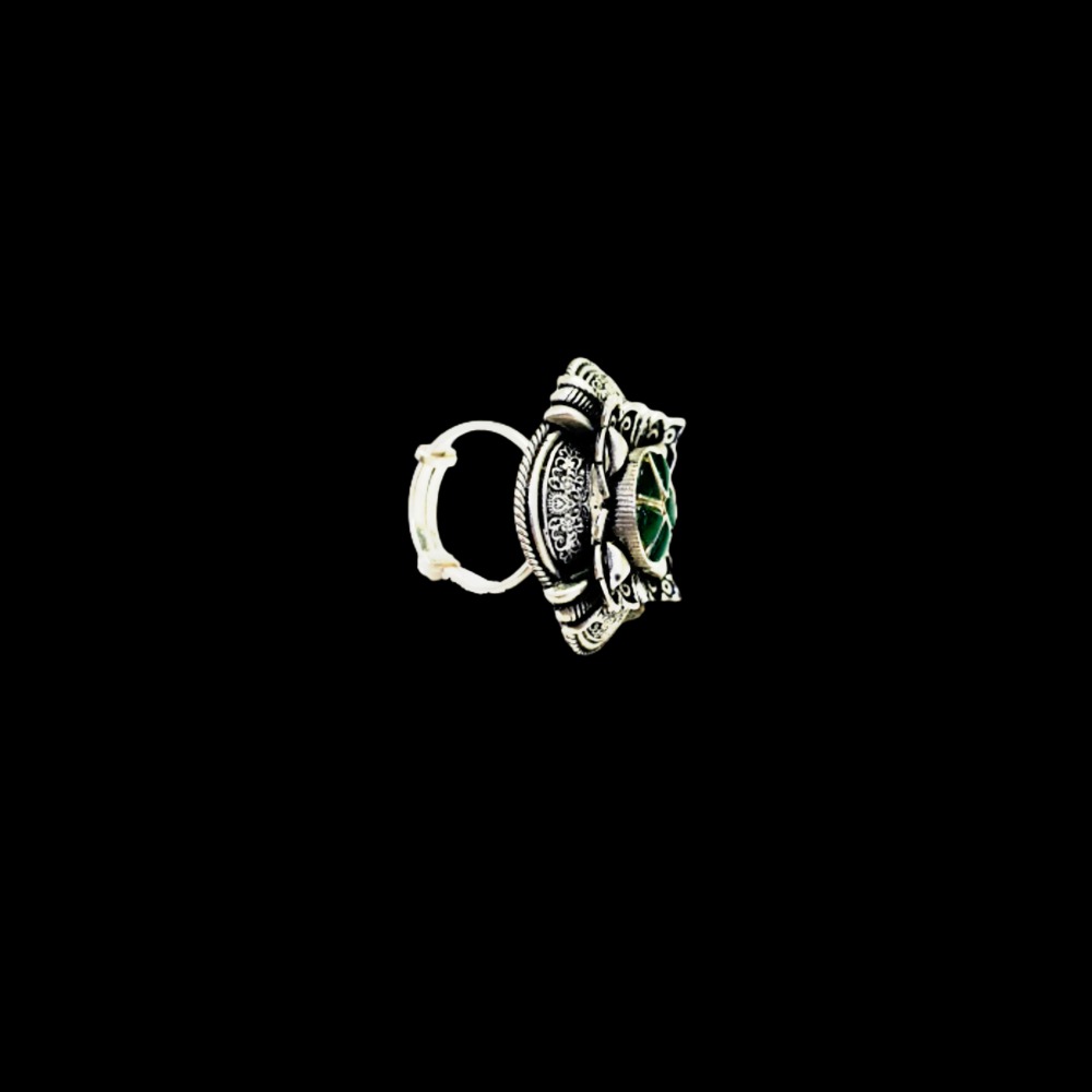 92.5 antique silver padmavati ring - Image 2