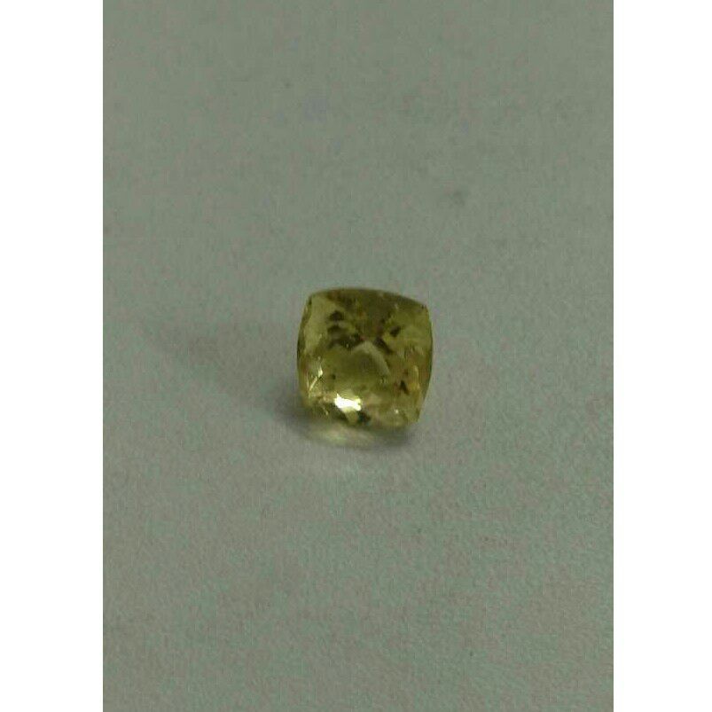 4.25ct cushion yellow aquamarine