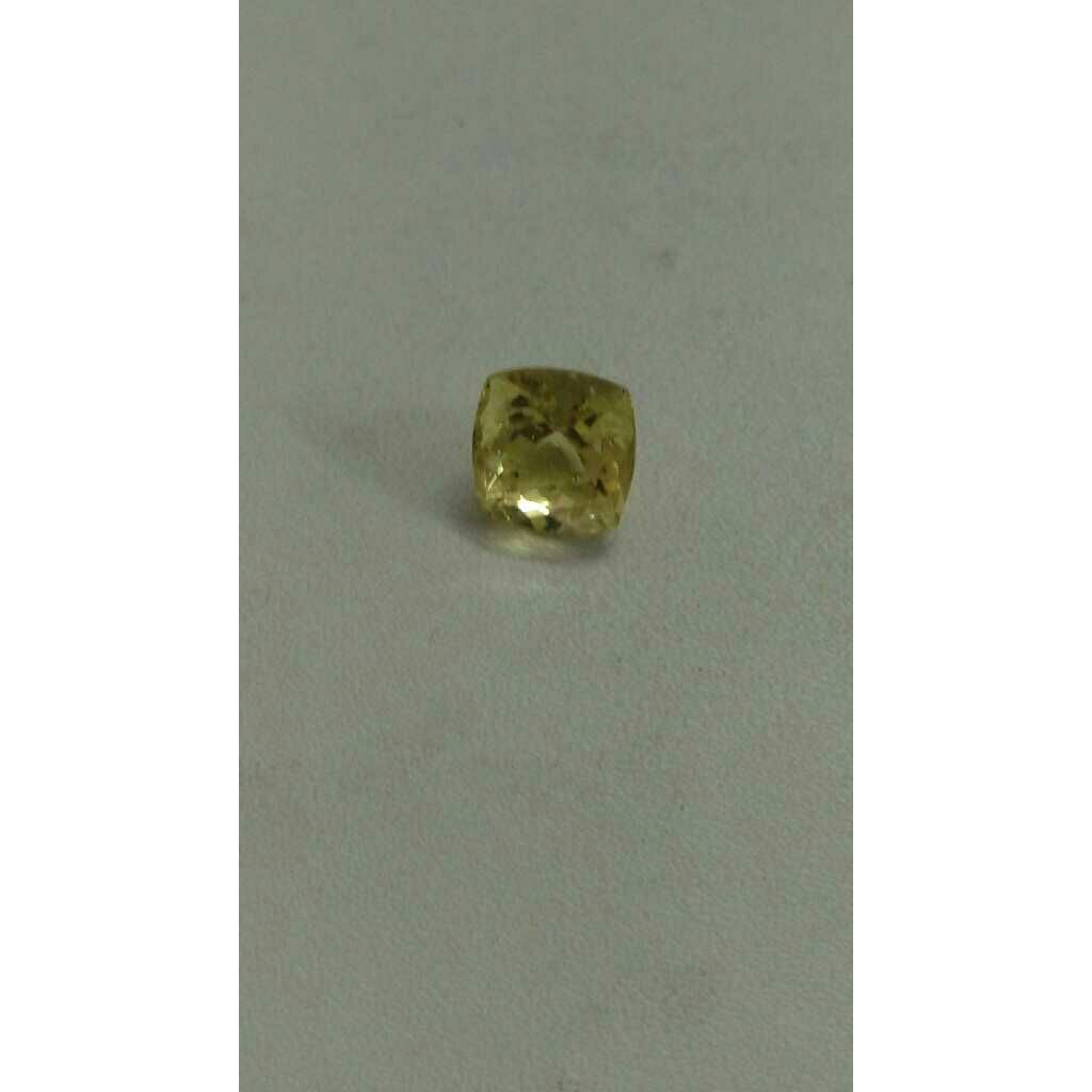 4.25ct square yellow aquamarine